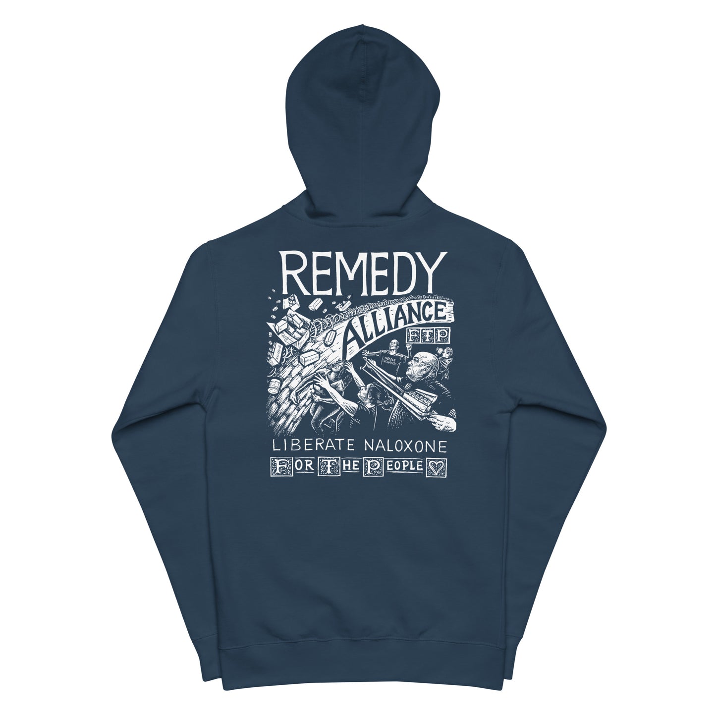 Liberate Naloxone Zip-up hoodie
