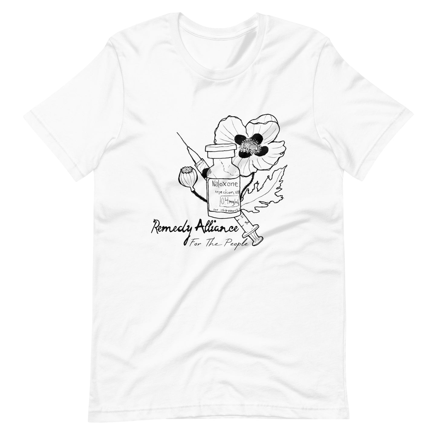 Poppy and Naloxone t-shirt